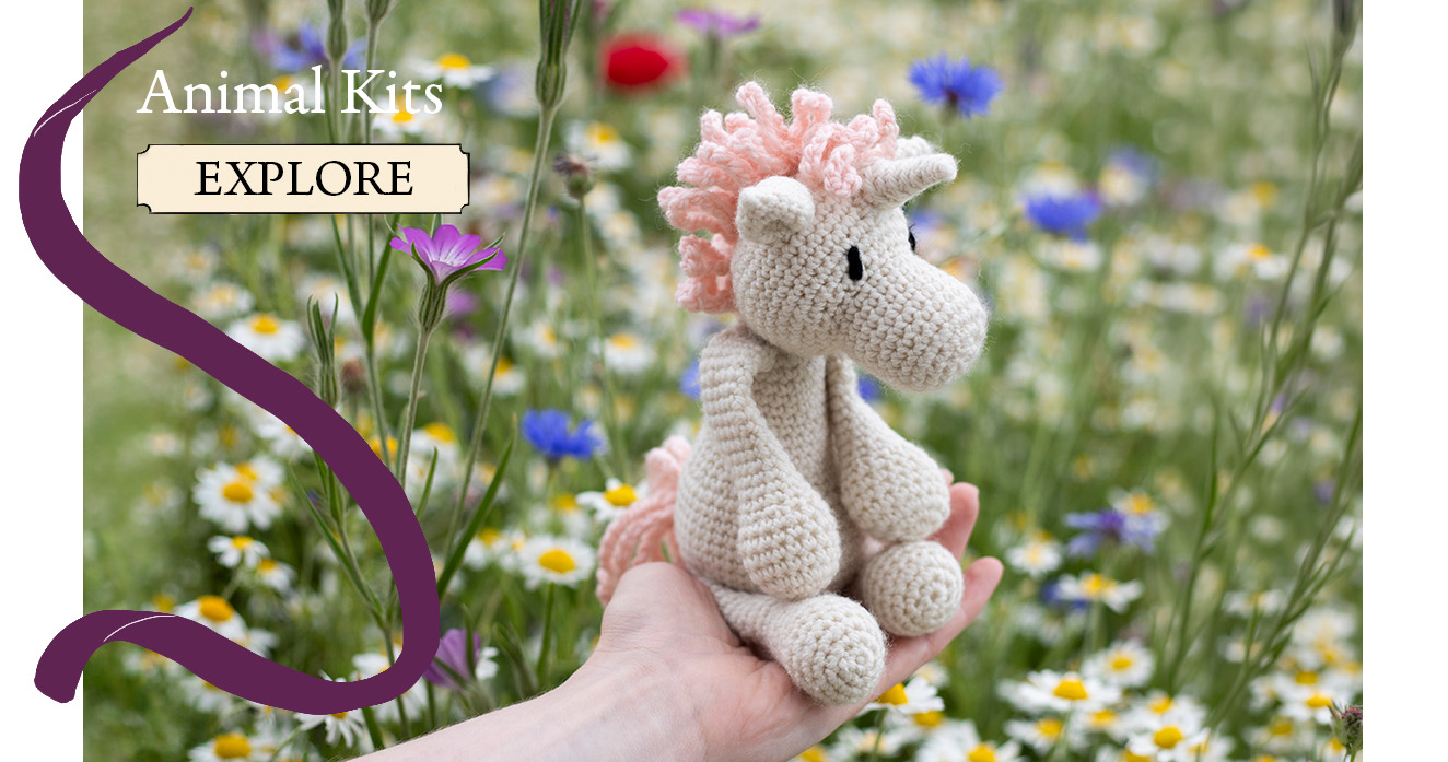 Animal Crochet Kits unicorn pattern